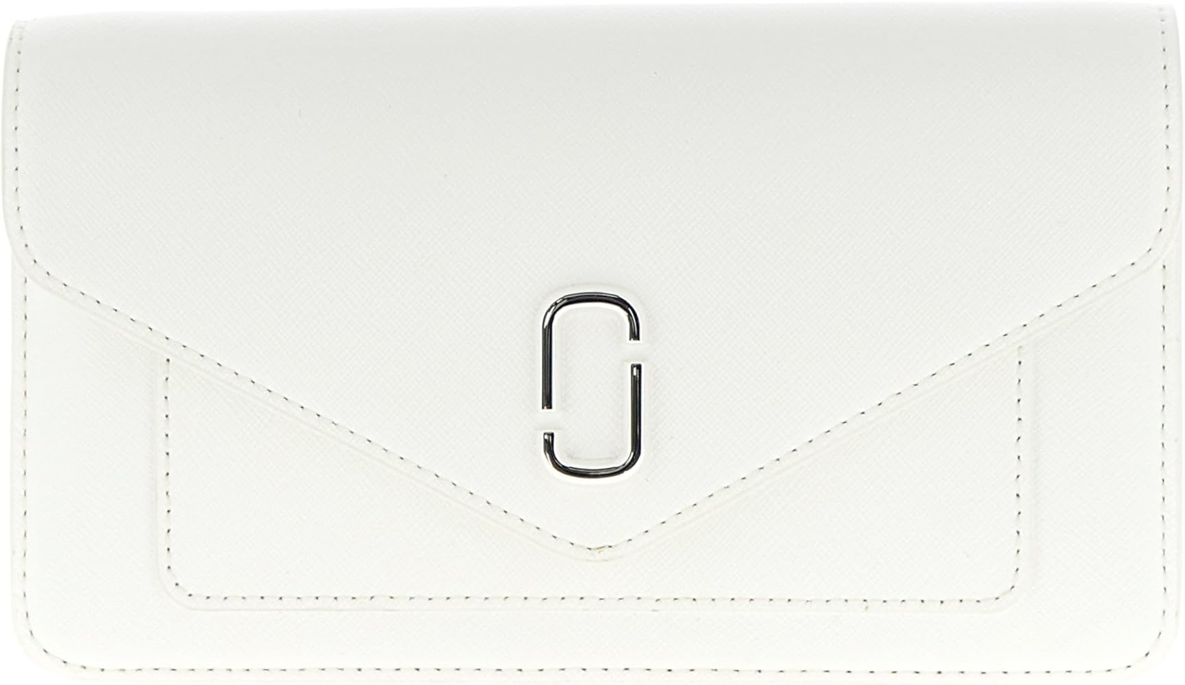 MARC JACOBS Women's The Longshot Chain Wallet, White, White, Einheitsgröße | Amazon (US)