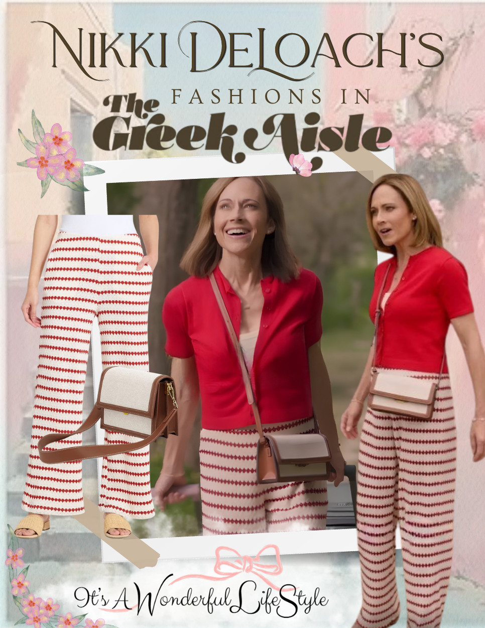 Nikki DeLoach’s fun pants and handbag in "The Greek Aisle" are giving vacation vibes! 

Shop the styles in my LTK!

#NikkiDeLoach #TheGreekAisle #HallmarkChannel #SummerNights #LTKStyle #HallmarkFashion #SummerStyle