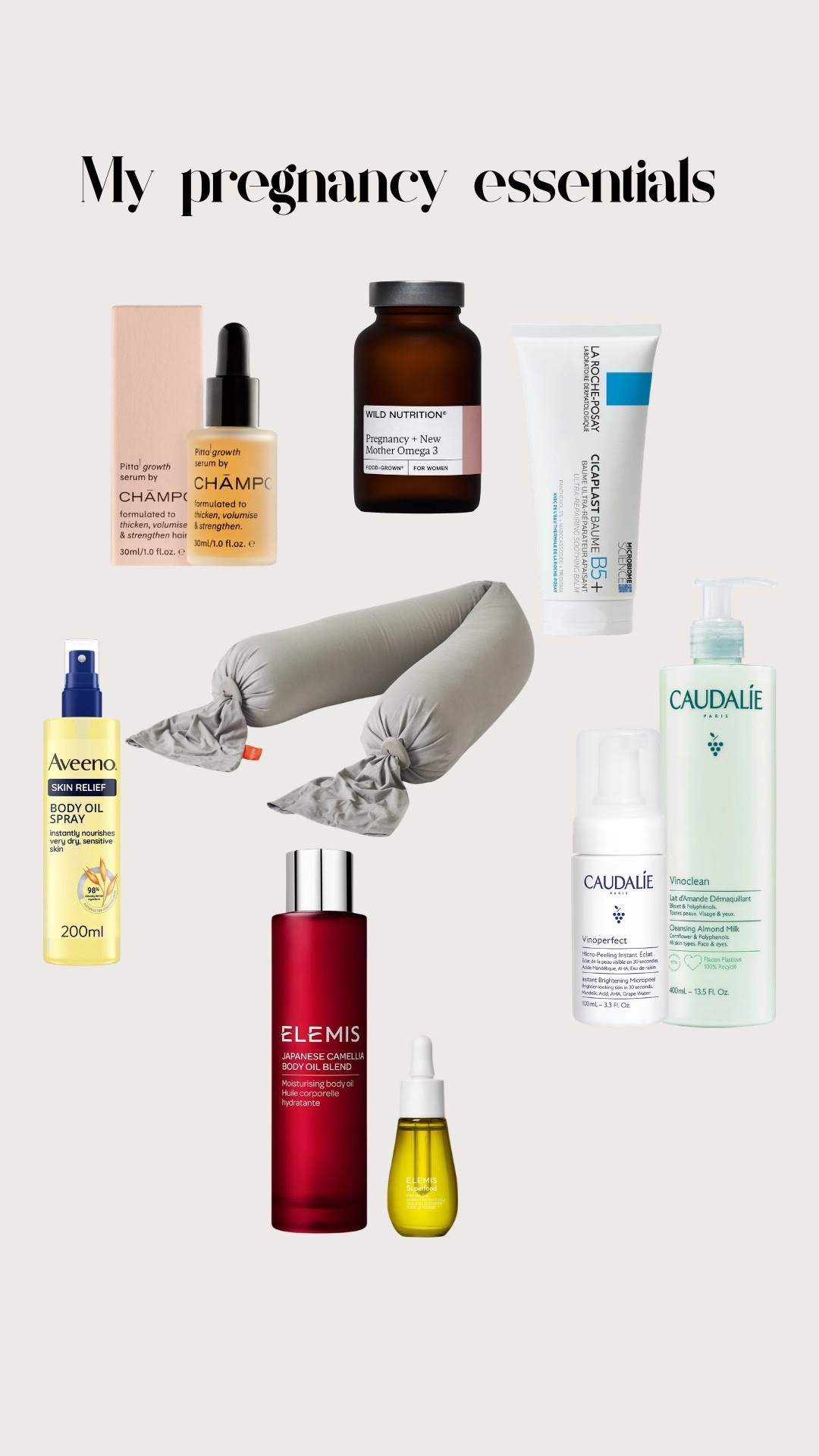 The things I used the most during my pregnancy!