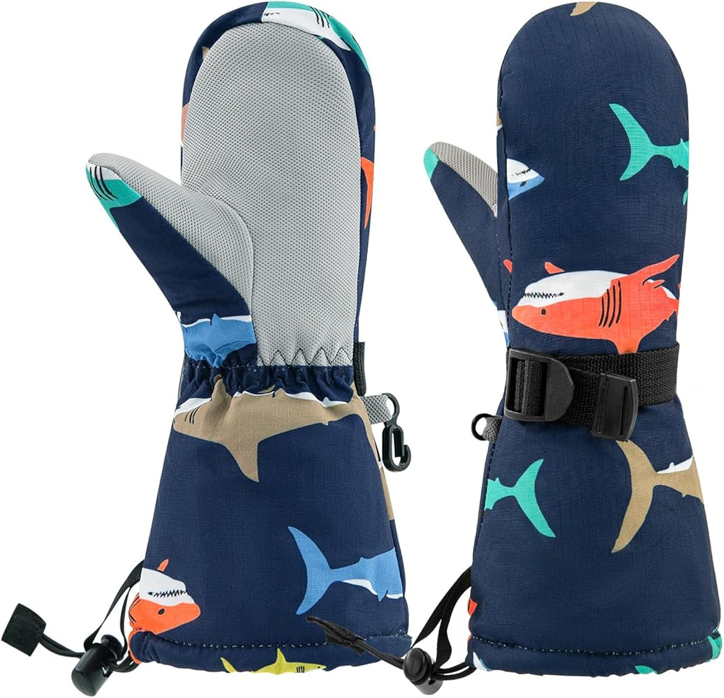 BAVST Winter Kids Waterproof Gloves for Boys Girls Snow Ski Toddler Baby Mittens Outdoor for Infa... | Amazon (US)