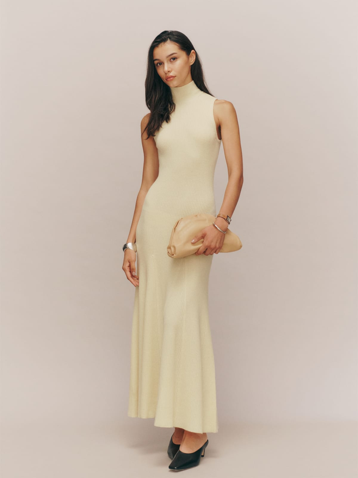 Odelia Cashmere Midi Dress | Reformation (Global)