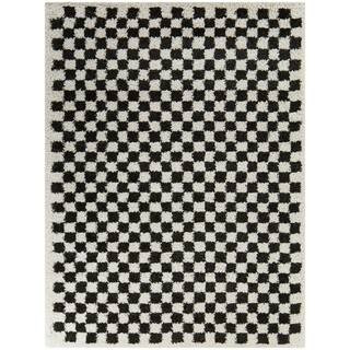 Covey Charcoal 5 ft. x 7 ft. Geometric Area Rug | The Home Depot