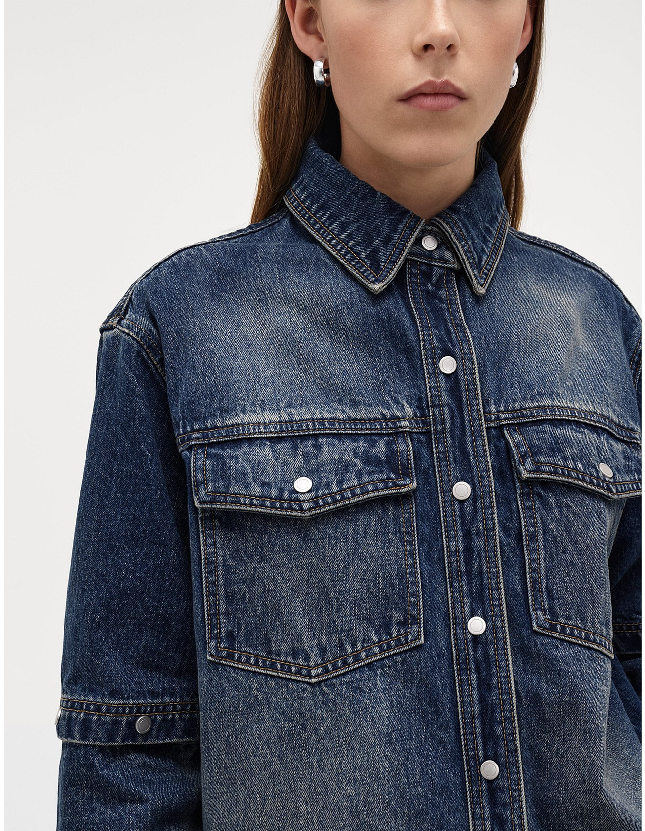 Cut Loose Denim Jacket | David Jones (Australia & New Zealand)