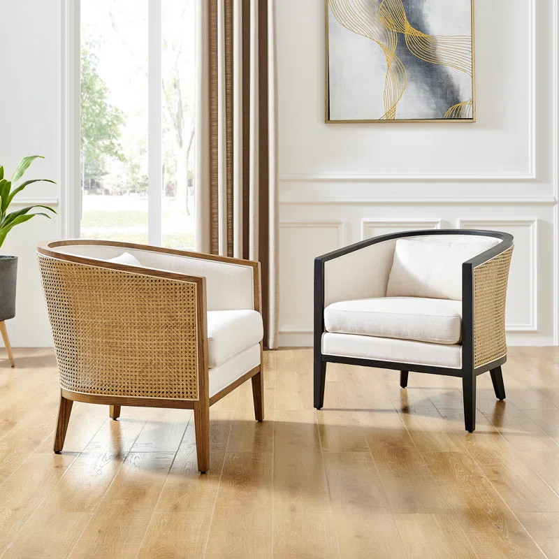 Beckner Upholstered Barrel Chair | Wayfair North America