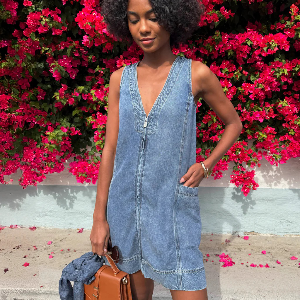 Lounge Denim Mini Dress | Splendid