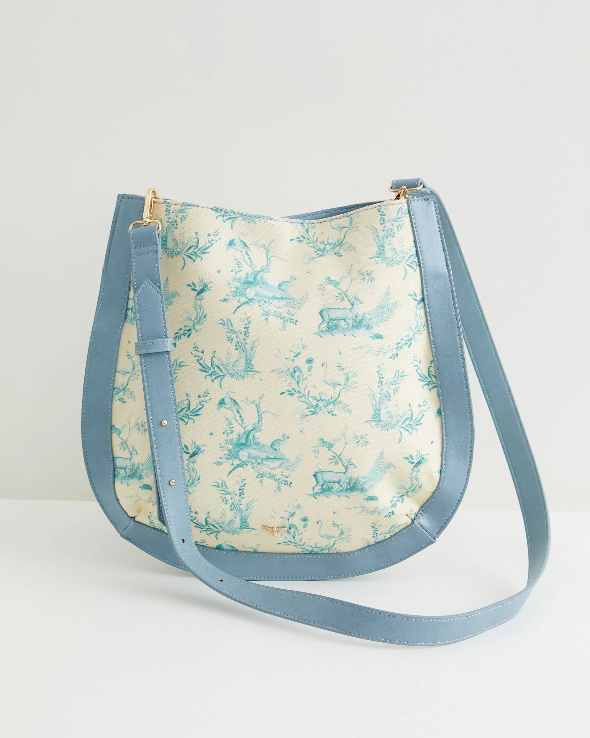 Toile de Jouy Messenger Bag | Fable England