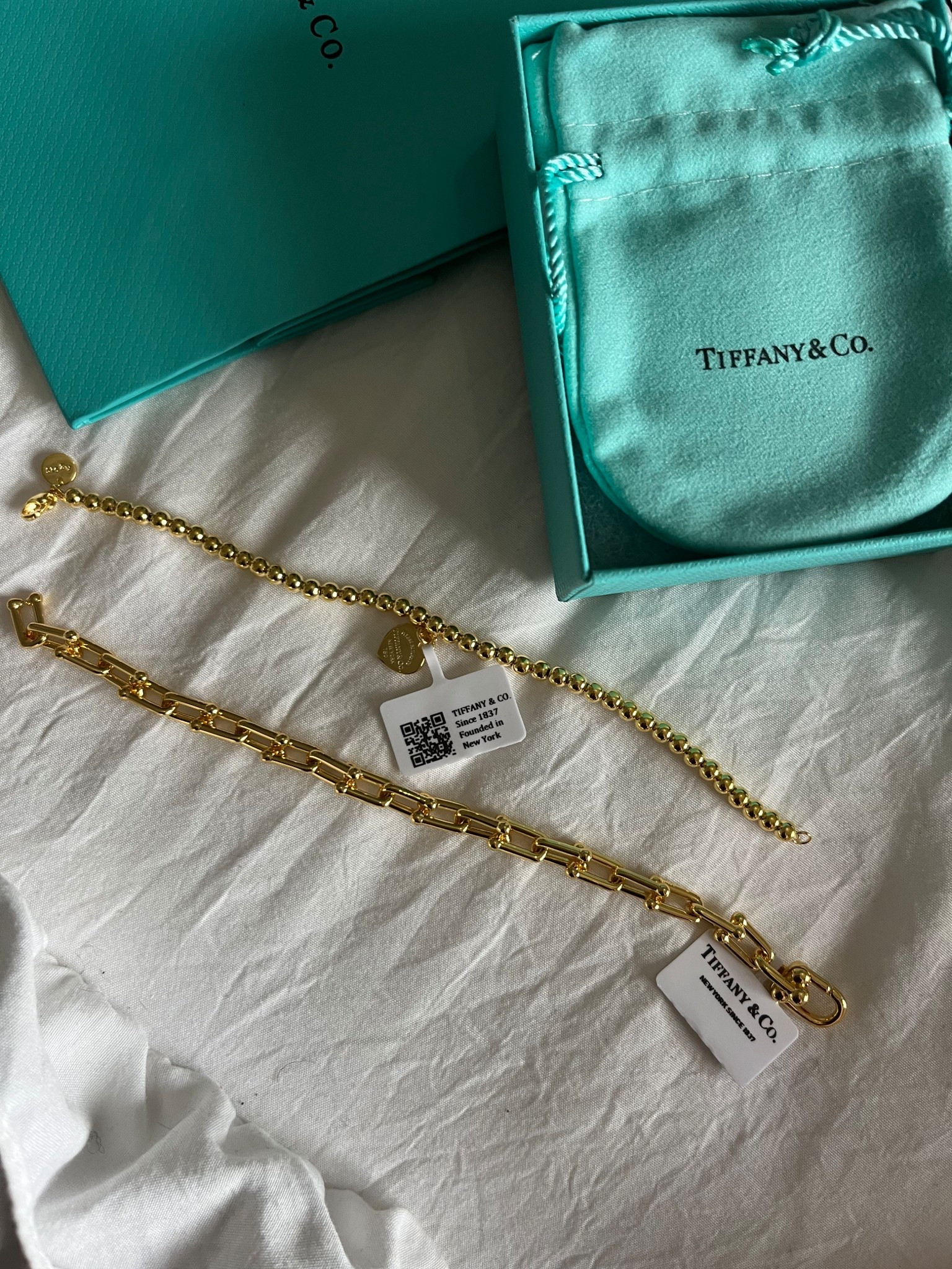 Tiffany gold bracelets✨🤍

#LTKFashionMonth #LTKgiftguide #LTKstyletip