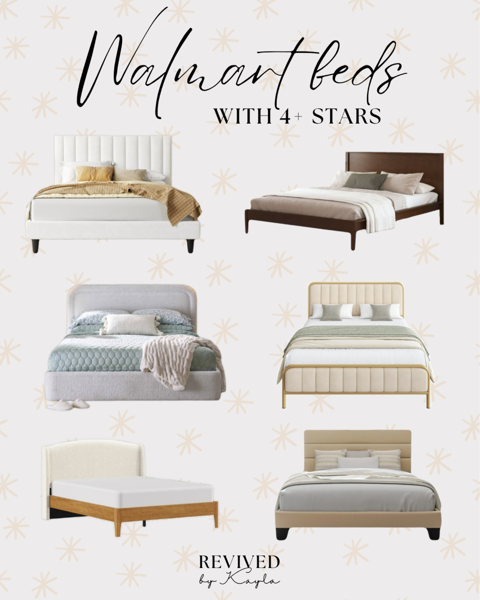 Modern beds from Walmart with 4+ stars ✨  #bedroom #bed #masterbedroom #bedframe #homedecor #walmart #home #furniture #bedroomfurniture 

#LTKHome