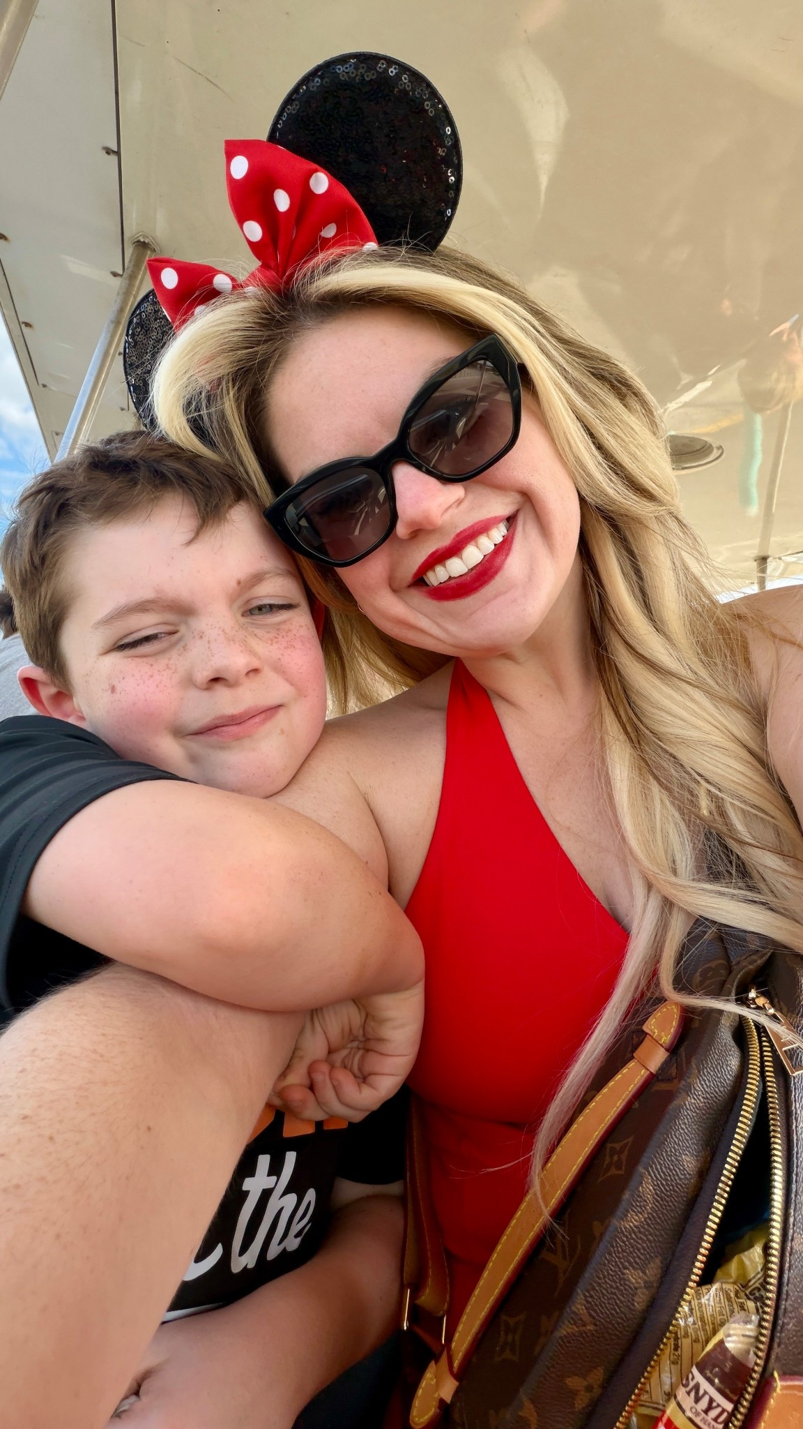 Red set, Minnie ears, Magic Kingdom kind of day ❤️🐭✨
Amazon finds + Disney magic = my favorite combo.

#LTKFindsUnder50 #LTKActive #LTKTravel