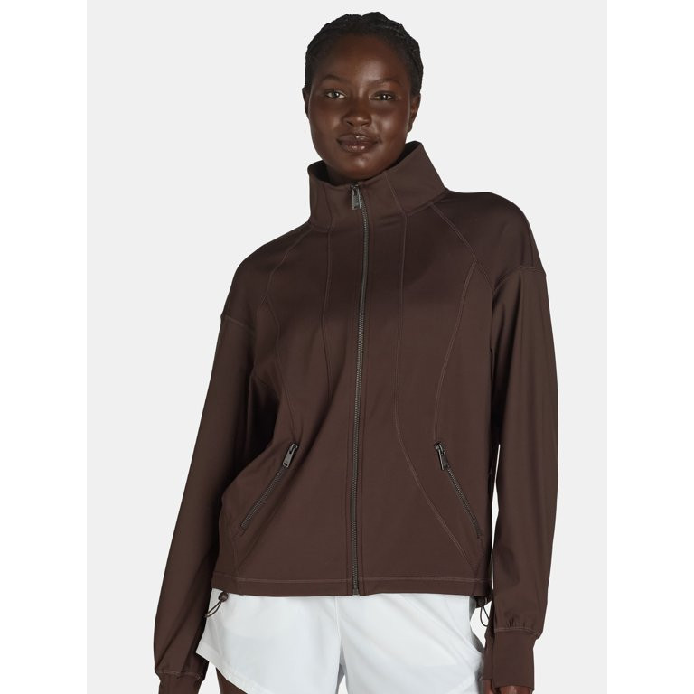 Avia Women's Seamed Vented Zip Jacket, Sizes XS-XXXL | Walmart (US)