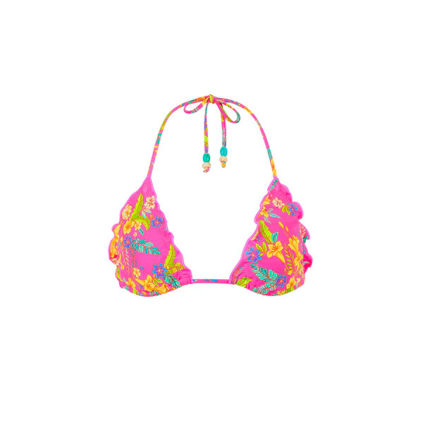 Lettuce Edge Bralette Bikini Top - Viva Vacation | Kulani Kinis US