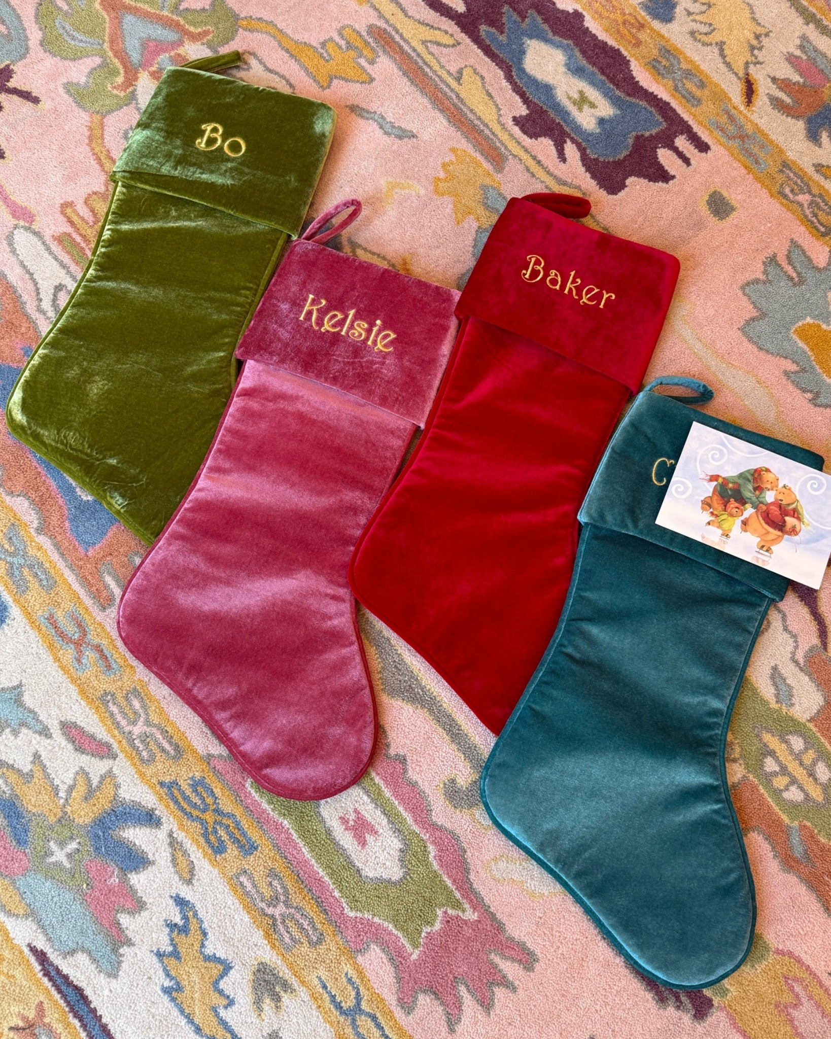Large personalized Christmas stockings / velvet Christmas stockings / pink Christmas stocking / monogrammed Christmas stocking

#LTKSeasonal #LTKHome