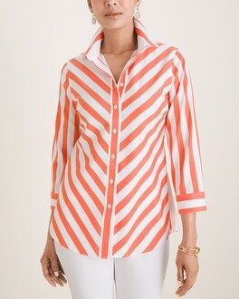 Stretch Cotton-Blend Shirt | Chico's