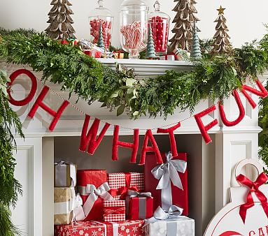 Oh What Fun Garland | Pottery Barn Kids | Pottery Barn Kids