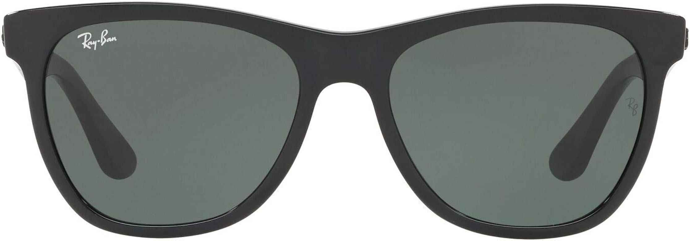 Ray-Ban RB4184 Square Sunglasses, Black/Green, 54 mm | Amazon (US)