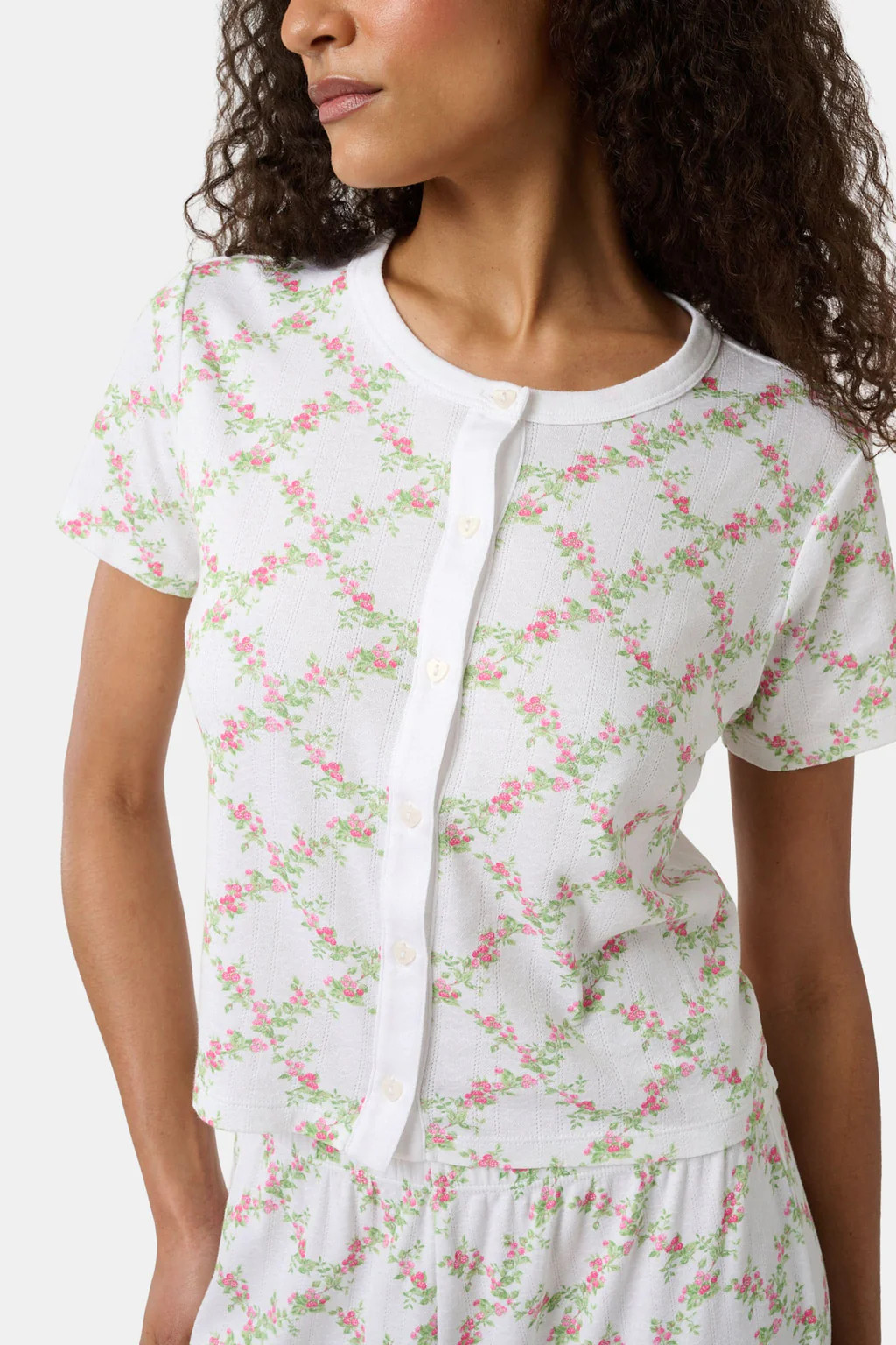 Raspberry Garden Clara Cardigan | Roller Rabbit