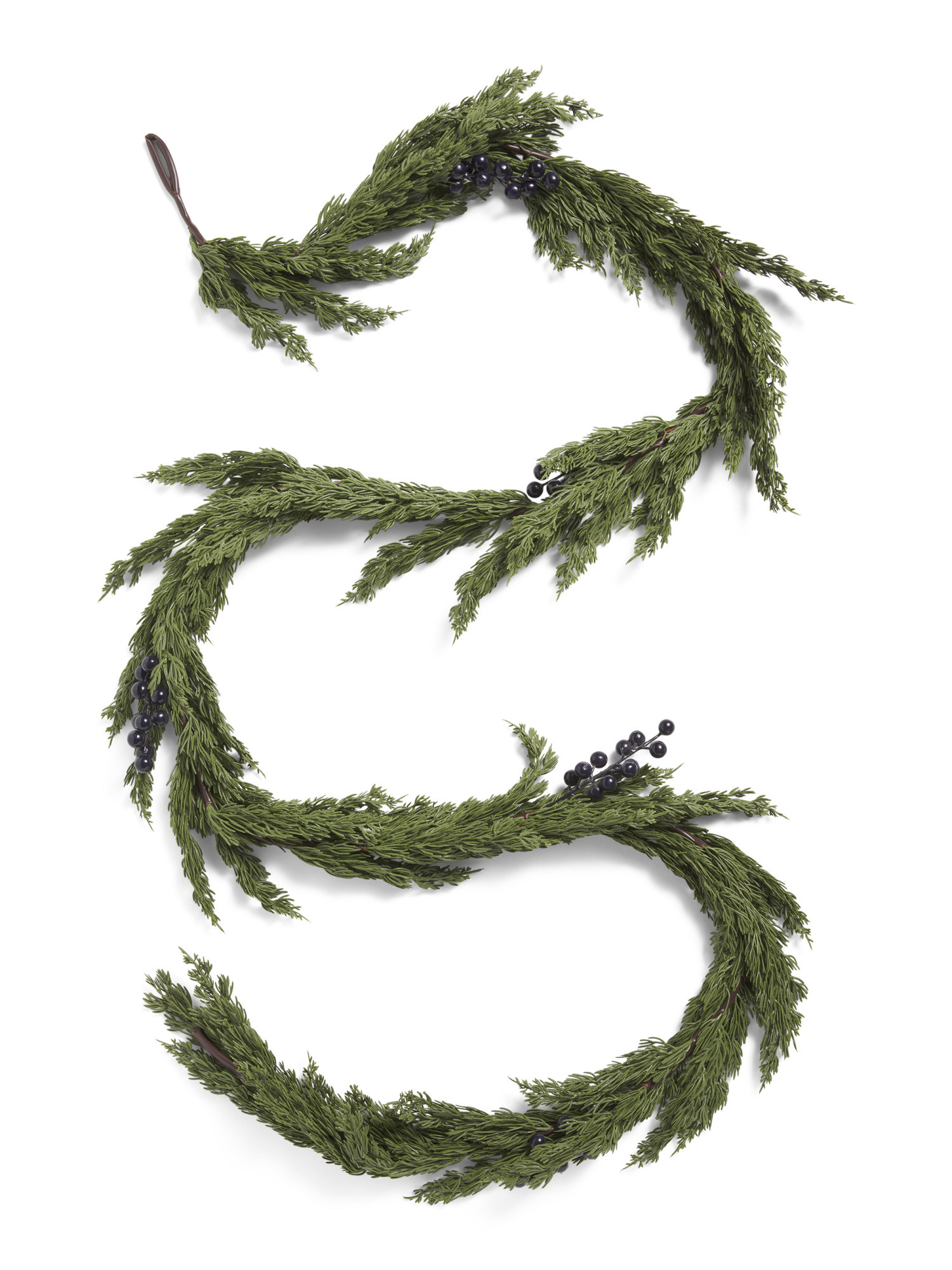 9ft Real Touch Led Berries Pine Garland | Plants & Planters | Marshalls | Marshalls