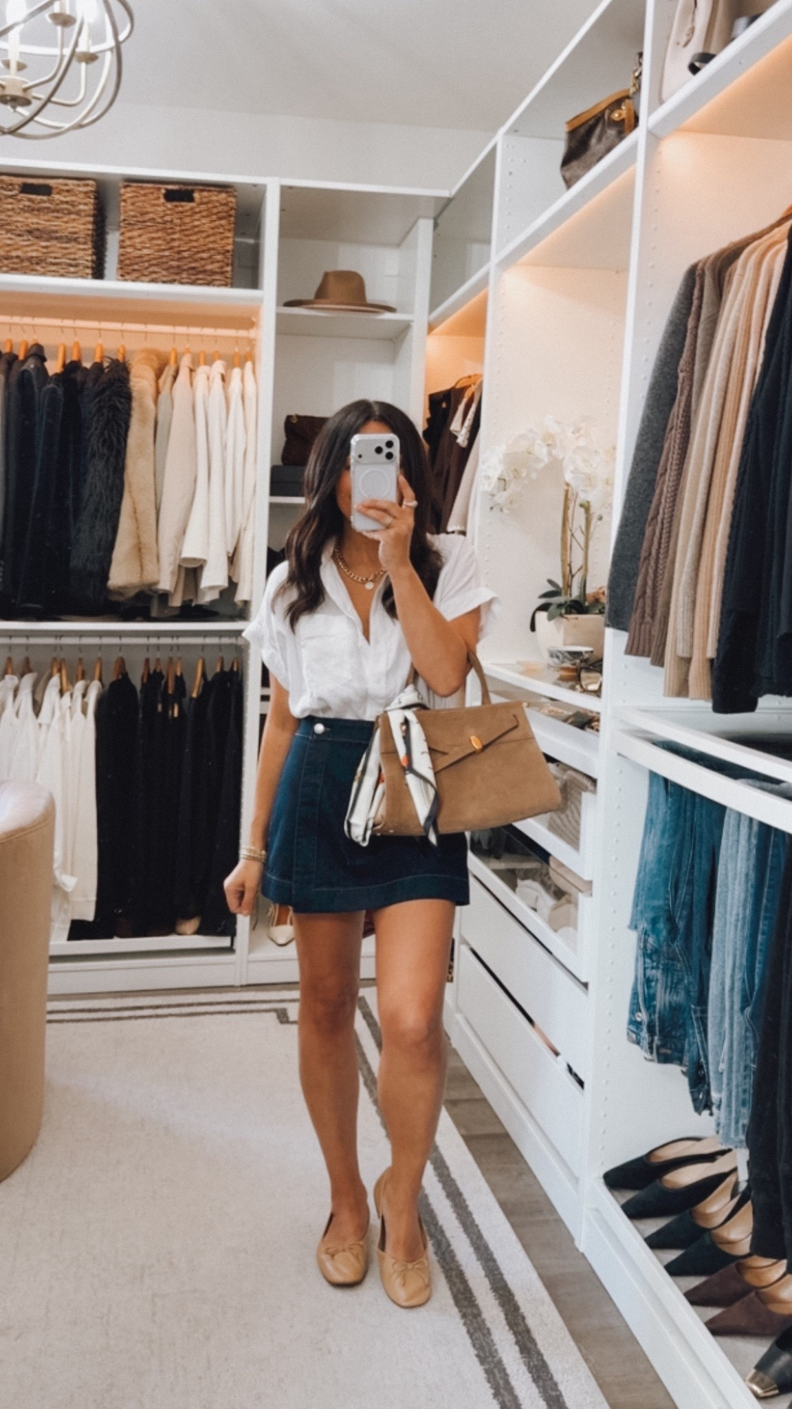 Love this shirt⭐️ easy relaxed fit- wear tucked in or as a layer over tanks . 

Everything TTS 

#LTKootd #LTKOver40