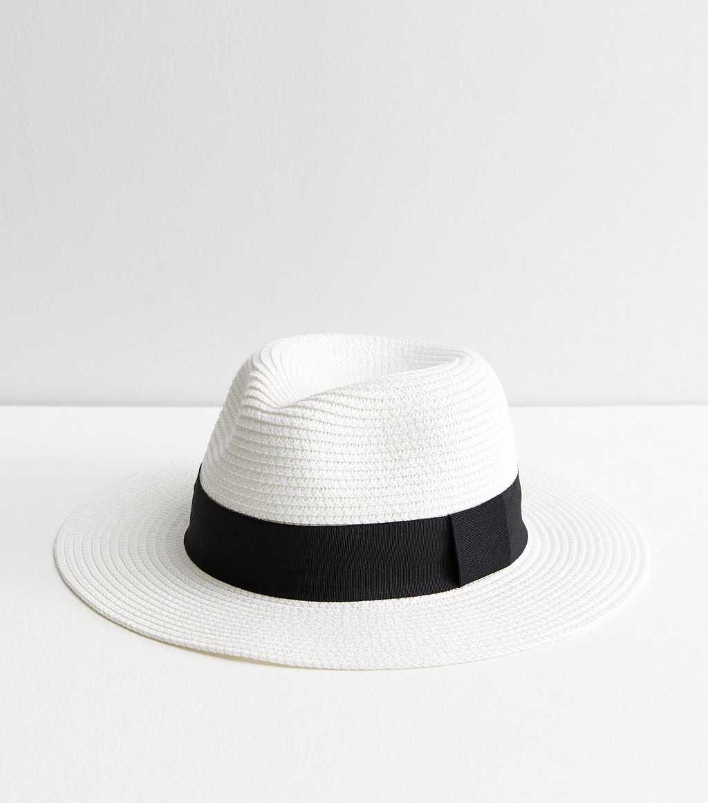 White Straw Effect Fedora
						
						Add to Saved Items
						Remove from Saved Items | New Look (UK)