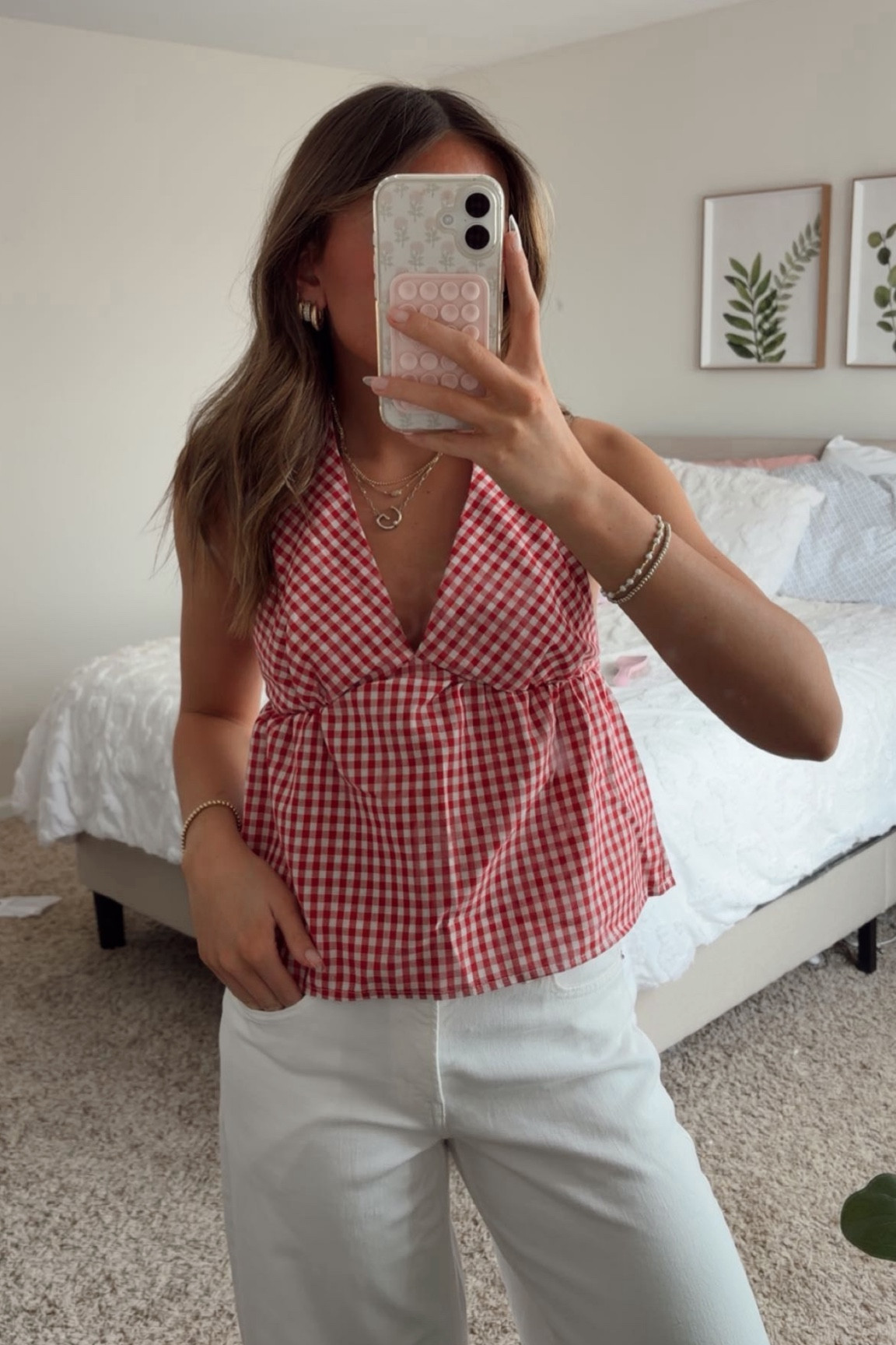 more country concert outfit inspo!! This top is the perfect red gingham for a warm summer night concert. My jeans in this outfit are from American eagle, but I would most likely wear a white jean skirt given the warm summer weather when this outfit would be good for! I got this top a few months ago and I can't wait to wear it this summer!!

#LTKSHEIN #LTKootd #countryconcertoutfit #outfitinspo #summeroutfit #concertoutfit 

 #LTKdayinmylife #LTKootd #LTKU