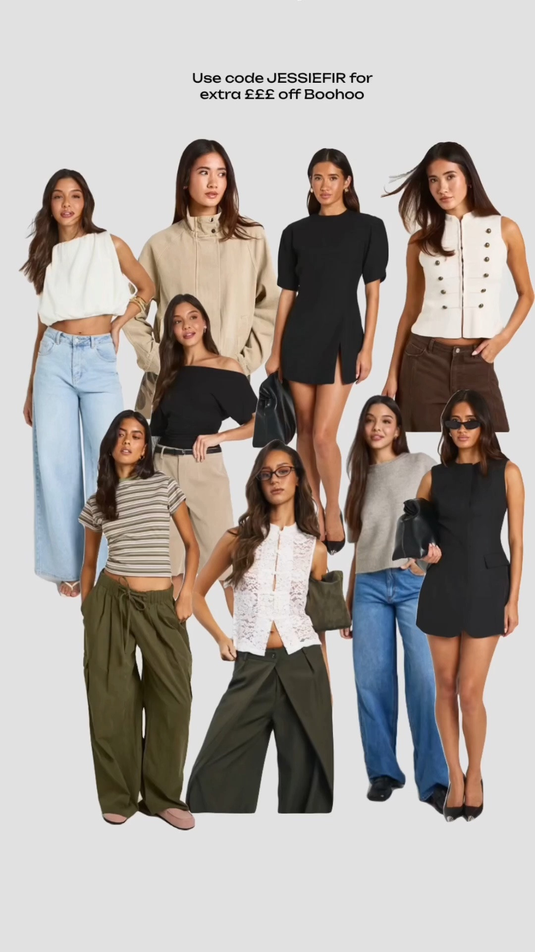 Use code JESSIEFIR for extra £££ off Boohoo 🫶🏻🤩

• autumn outfits fall outfit ideas September going out outfits night out date night outfit little black dress evening outfits white lace military top  jeans and a nice top outfits •

#LTKautumn #LTKuk #LTKdatenight