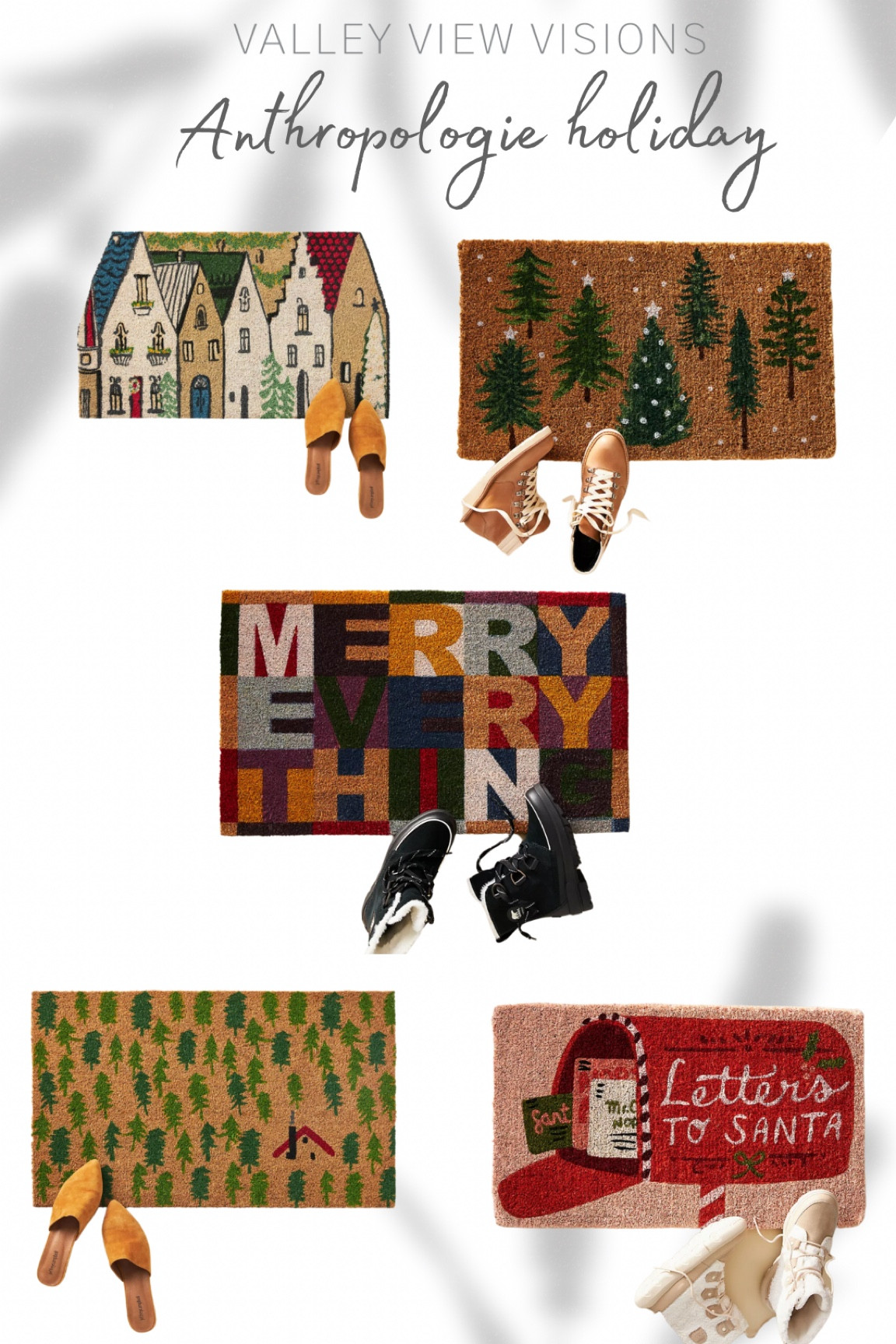 Anthropologie doormats 

#LTKhome #LTKSeasonal #LTKHoliday