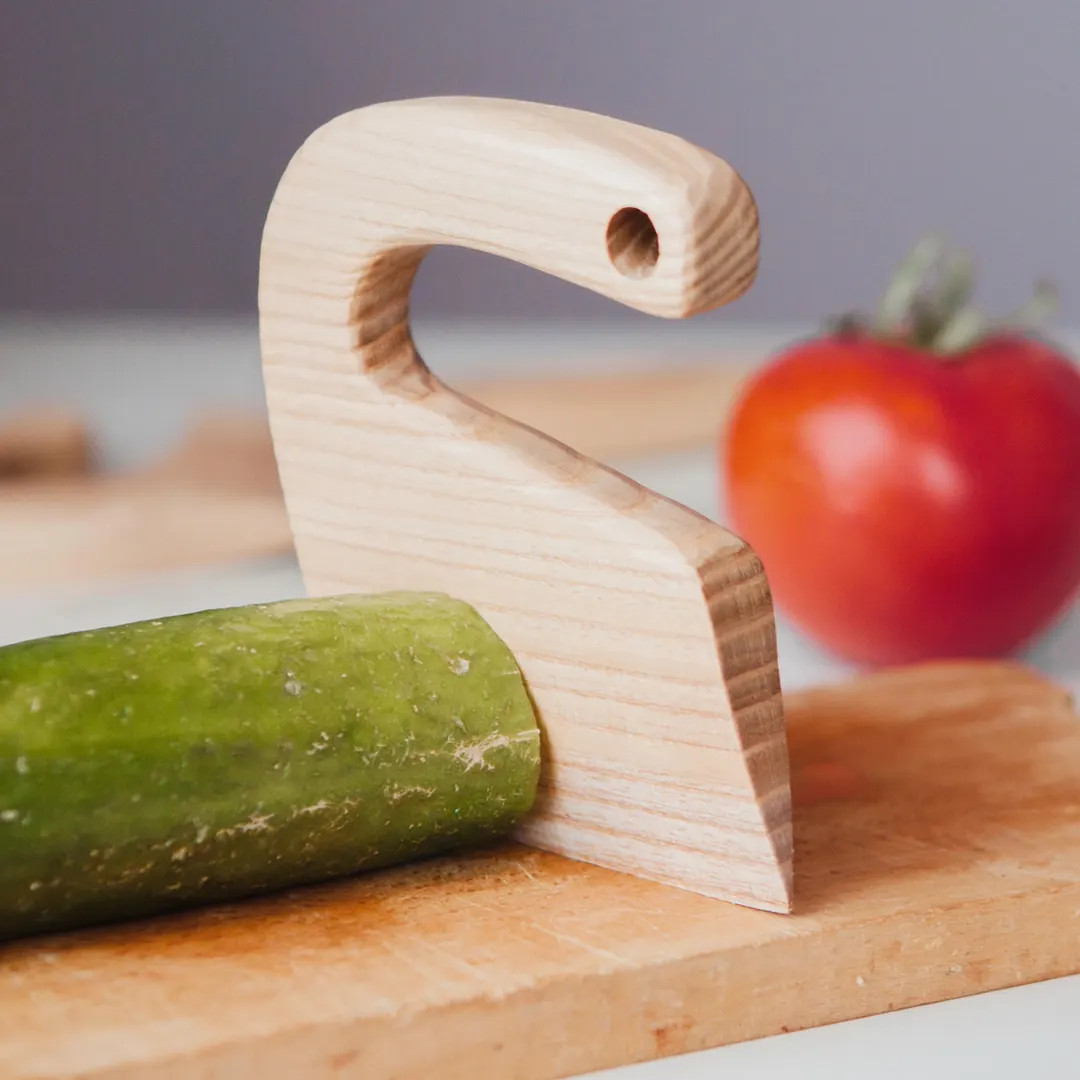 Montessori Toddler Knife - Wooden Kids Knife for Safe Cooking - First Knife for Children - Learni... | Etsy (US)