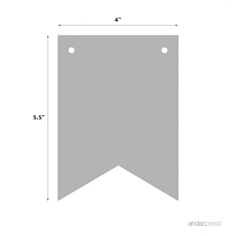 Welcome! Vintage Chalkboard Pennant Party Banner | Walmart (US)