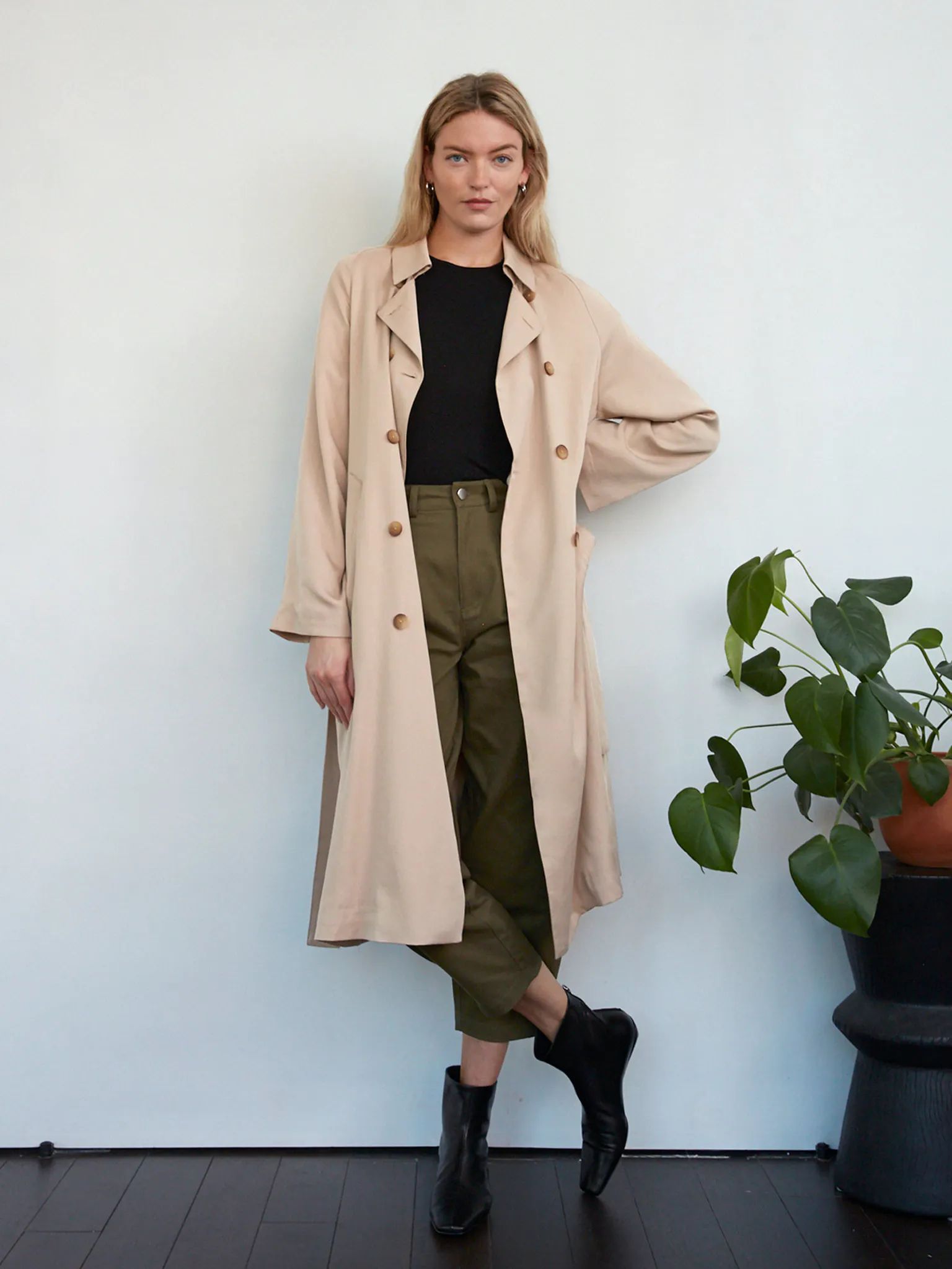 Atwood Double Breasted Trench Coat | Verishop
