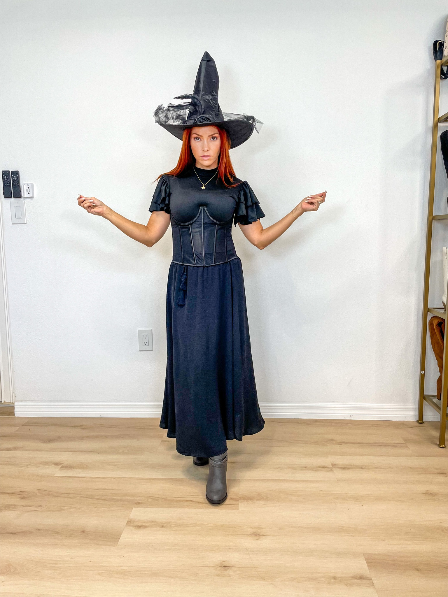 bad witch inspired halloween costume in all black and gray boots #costume #halloween #amazonfashion

#LTKFindsUnder50 #LTKStyleTip #LTKFindsUnder100