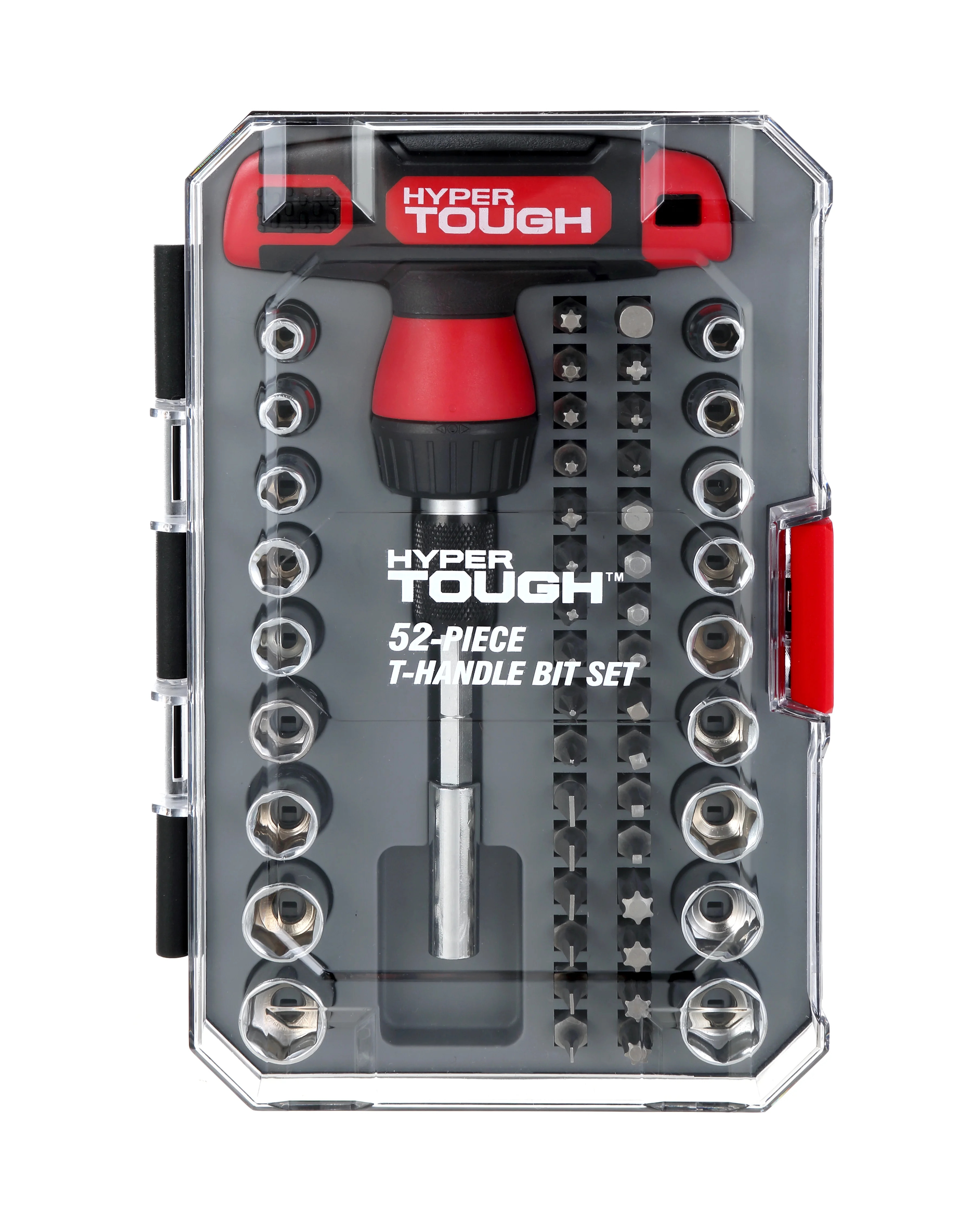 Hyper Tough 52 Piece T-Handle Ratchet Multi-type Screwdriver Bit Set | Walmart (US)