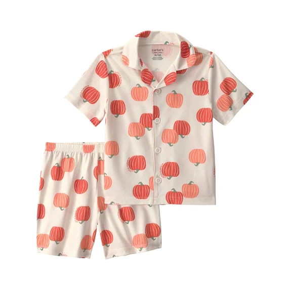 Carter's Child of Mine Baby and Toddler Halloween Pajama Shorts Set, 2-Piece, Sizes 12M-5T | Walmart (US)