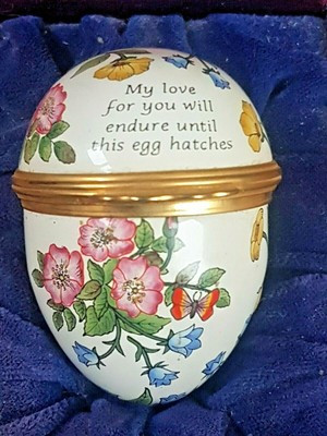 Halcyon Days Egg Enamel Box in Original Box   | eBay | eBay US