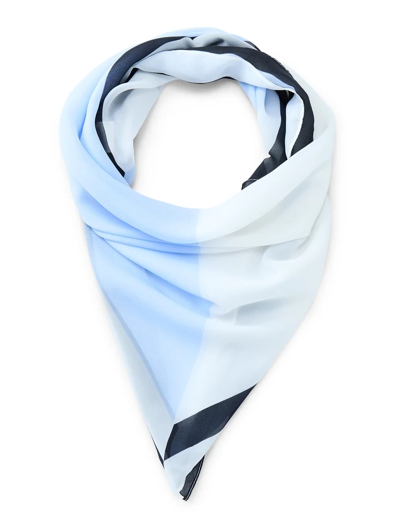 Time and Tru Women's Vintage Geometric Print Square Scarf for Adults | Walmart (US)