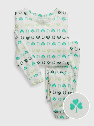 babyGap 100% Organic Cotton Lucky PJ Set | Gap (US)