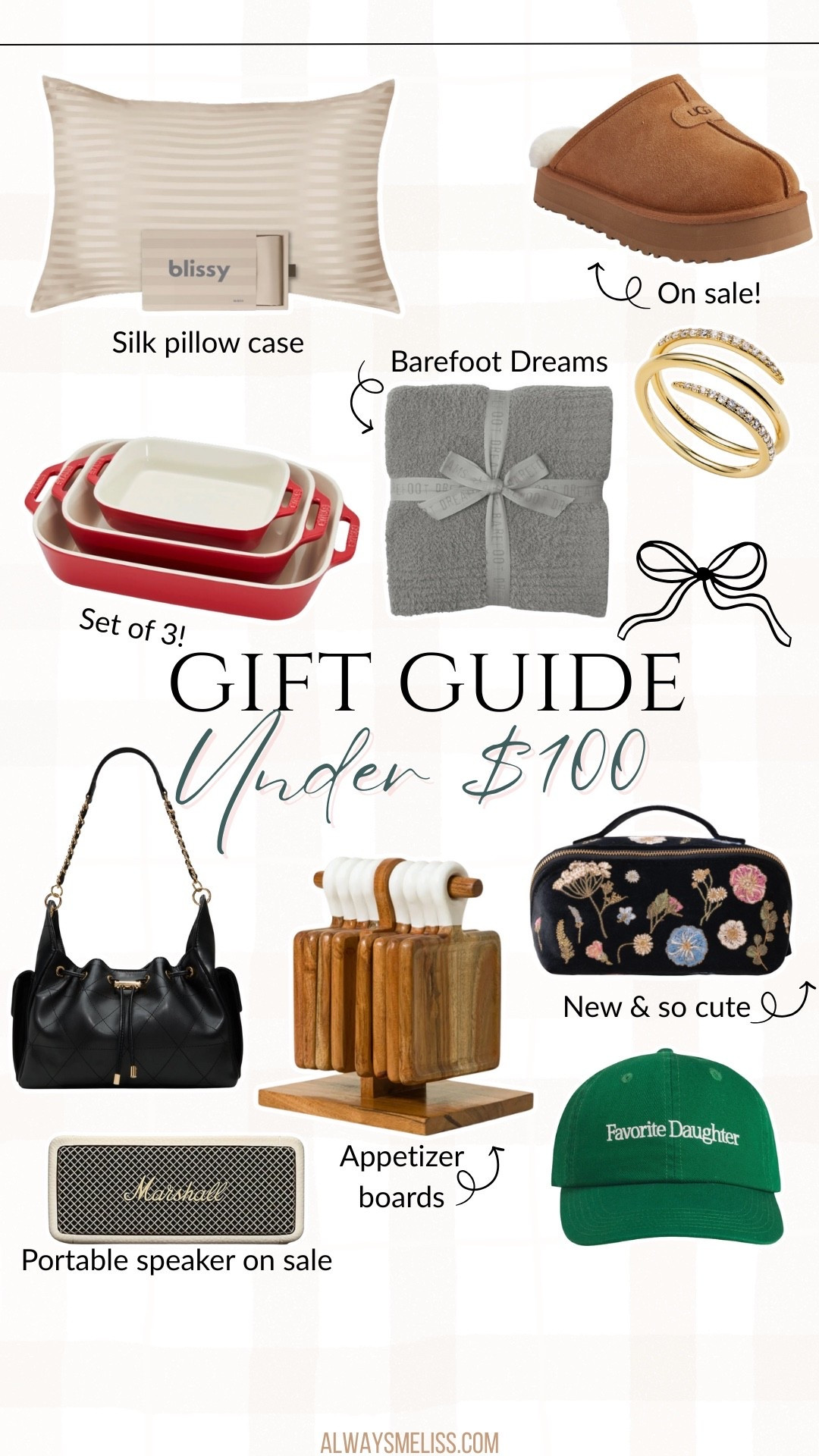 Gift ideas all under $100. Some are on major sale too! Love the purse and velvet make up case 🤍

Gifts under $100
Favorite daughter hat
Kitchen baking pans 

#LTKGiftGuide #LTKHoliday #LTKFindsUnder100