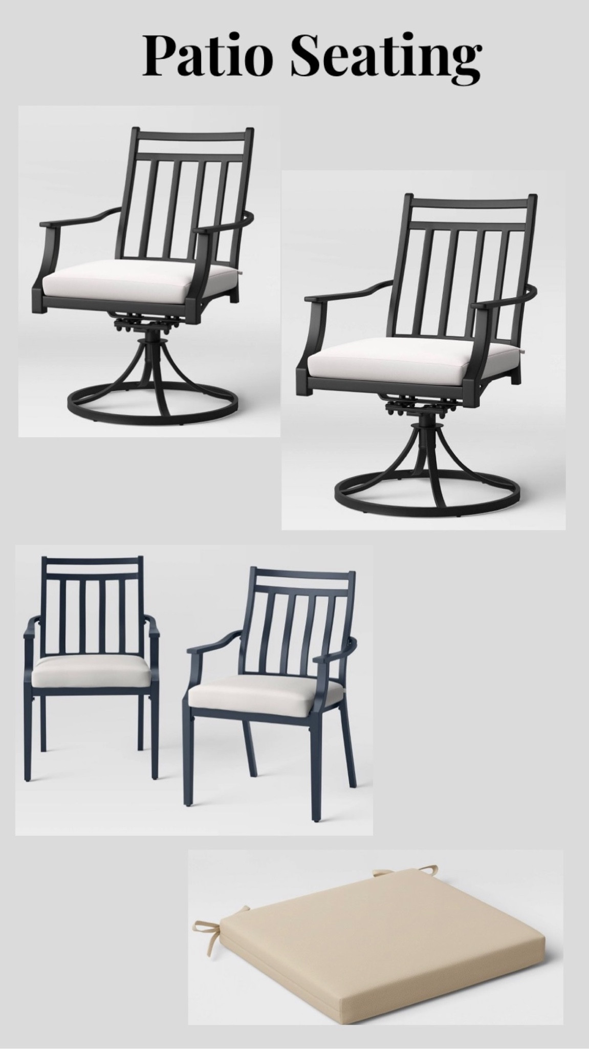 Patio seating 

#LTKSeasonal #LTKGiftGuide #LTKFind