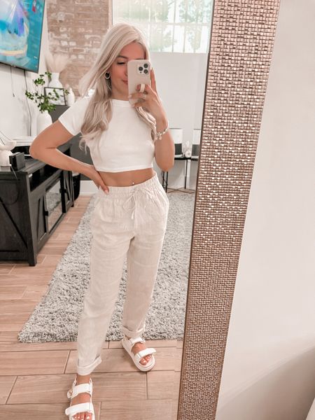 The linen joggers you need this summer 🐚 currently on sale for $28. 


minimal style , moody outfit , outfit ideas , casual outfit , target style , spring outfit , effortless chic , American style , fashion inspo , comfy outfit , linen pants ,  spring fashion , outfit inspo , street style inspo , neutral outfit , joggers , sandals , pinterest girl , spring style , comfy casual , maternity , beach outfit , vacation 

#aestheticoutfits #neutraloutfits #outfitinspiration #targetstyle #springoutfit #targetfinds #targetfashion #casualoutfitideas #linenpants #croptop #beachoutfit #sandals #springfashion #casualstyle #effortlesschic #fashionreels #grwm #explore #pinterestgirl #pinterestoutfit  #springfashion #springoutfitideas #chicagoblogger #petitefashion #maternityfashion #comfycasual #vacationoutfit #vacaystyle #linenoutfit 

#LTKsalealert #LTKswim #LTKtravel