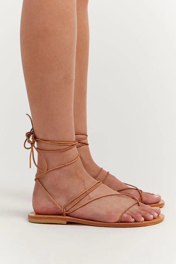 MARIA FARRO AELIA NATURAL SANDAL | DISSH