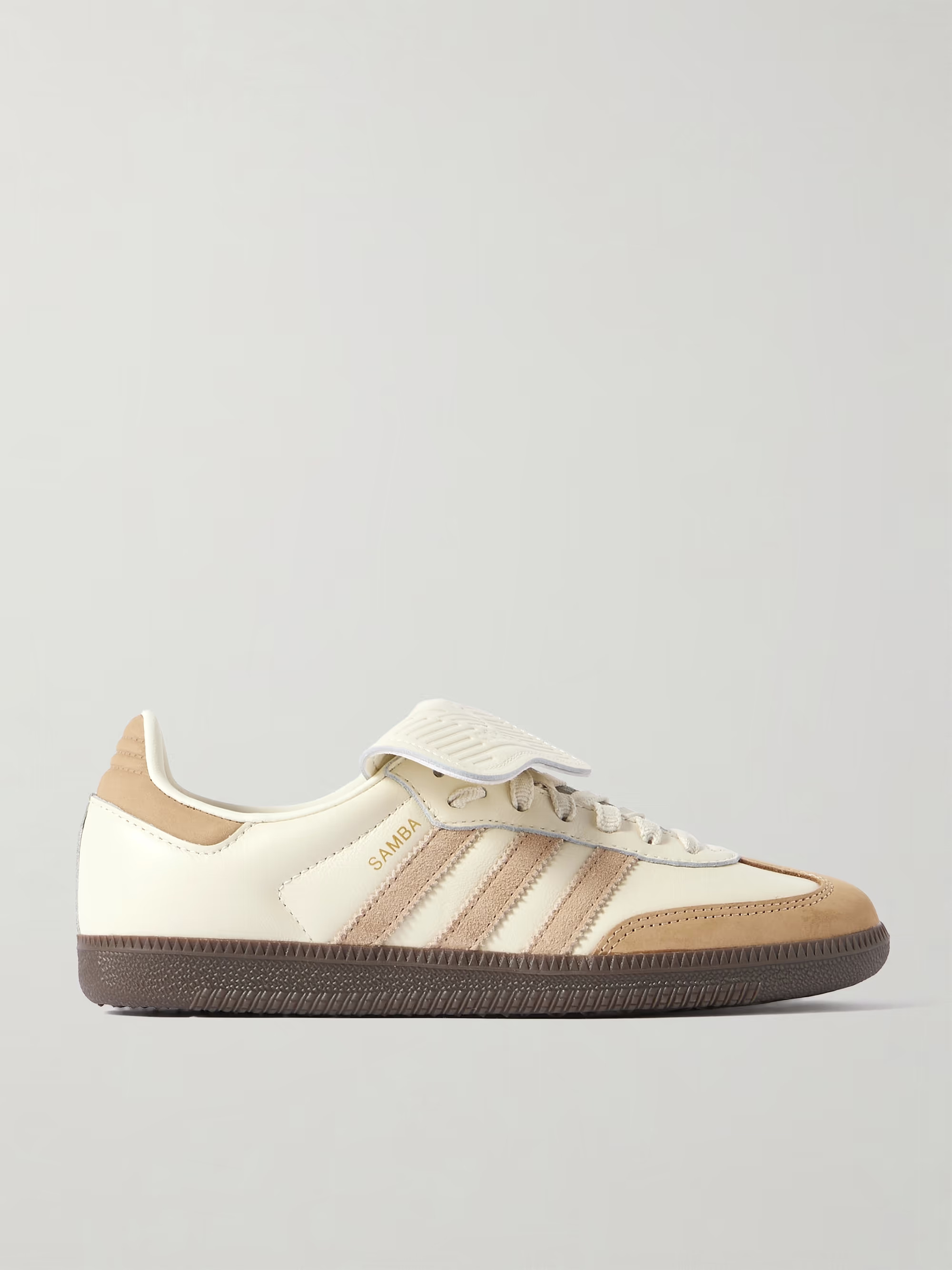 Samba LT nubuck and suede-trimmed leather sneakers | NET-A-PORTER APAC