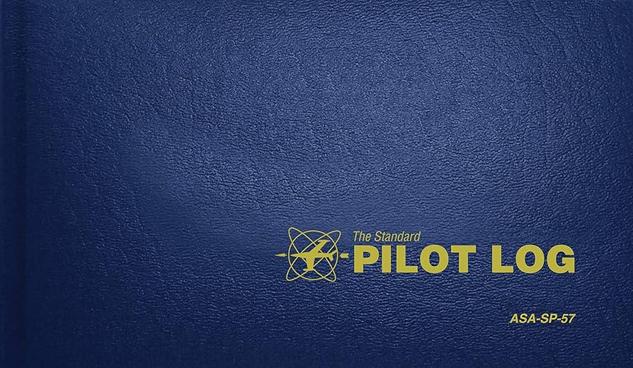 The Standard Pilot Log (Navy Blue): ASA-SP-57 (Standard Pilot Logbooks) | Amazon (US)