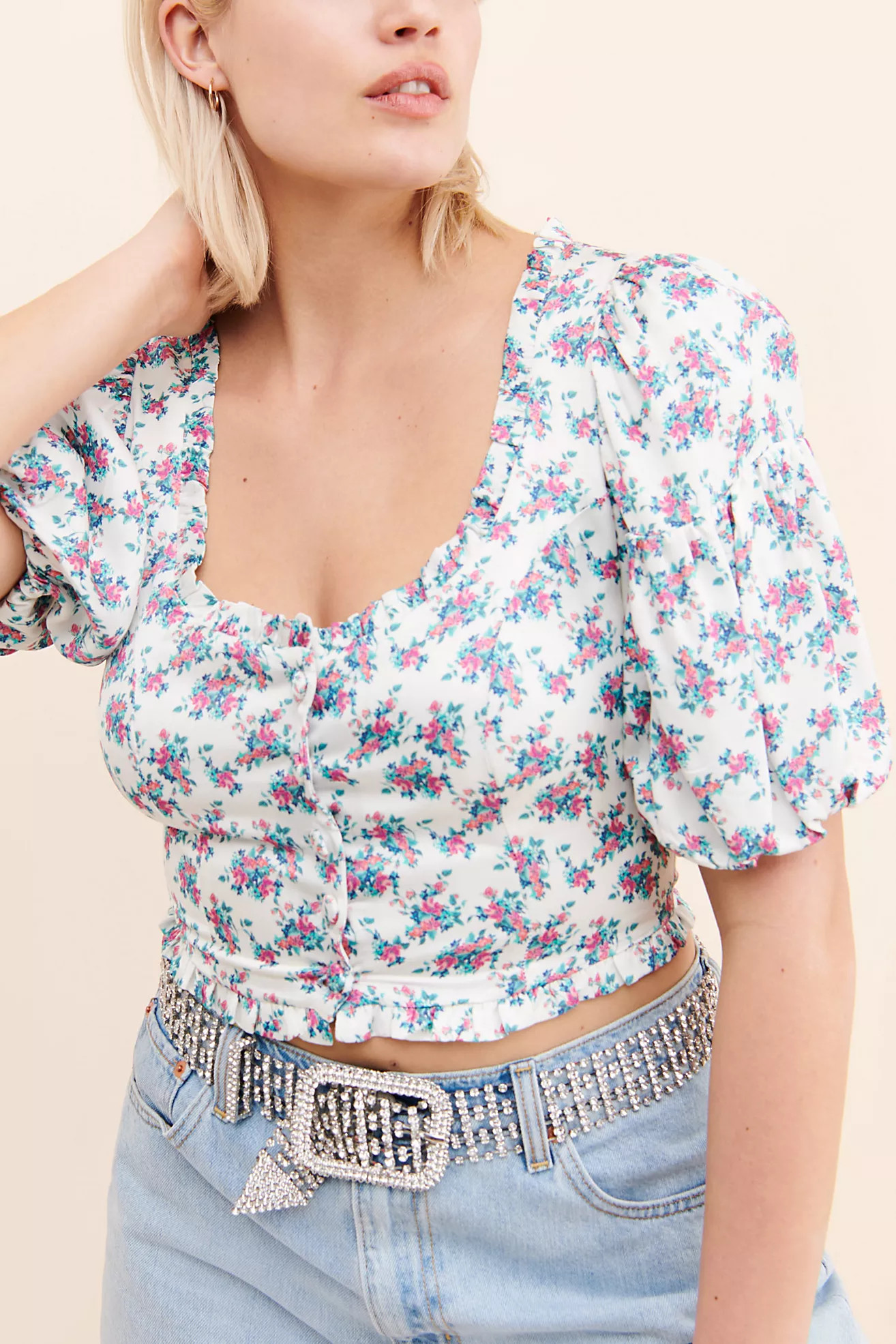 For Love & Lemons Taggart Crop Top | Free People (Global - UK&FR Excluded)