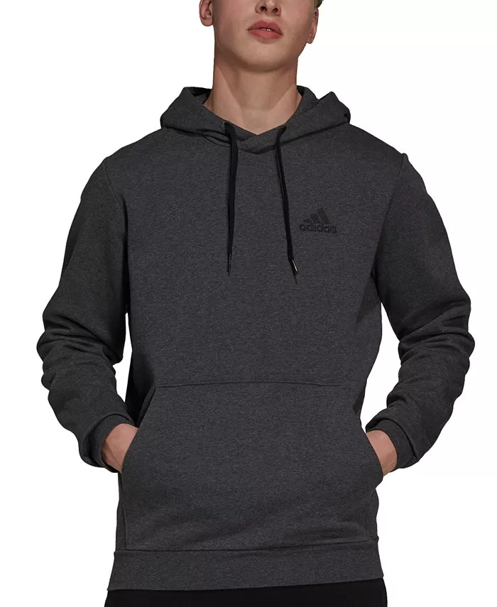 adidas Men's Feel Cozy Essentials Fleece Pullover Hoodie   & Reviews - Activewear - Men - Macy's | Macys (US)