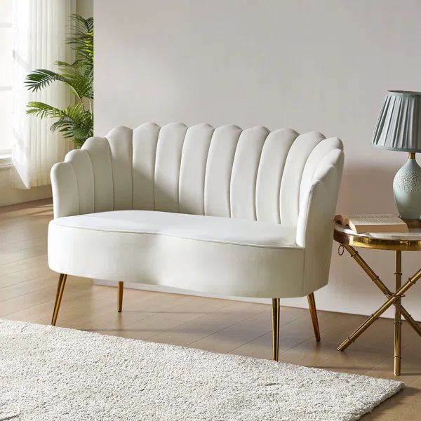 Hendrix 50.2'' Velvet Loveseat | Wayfair North America