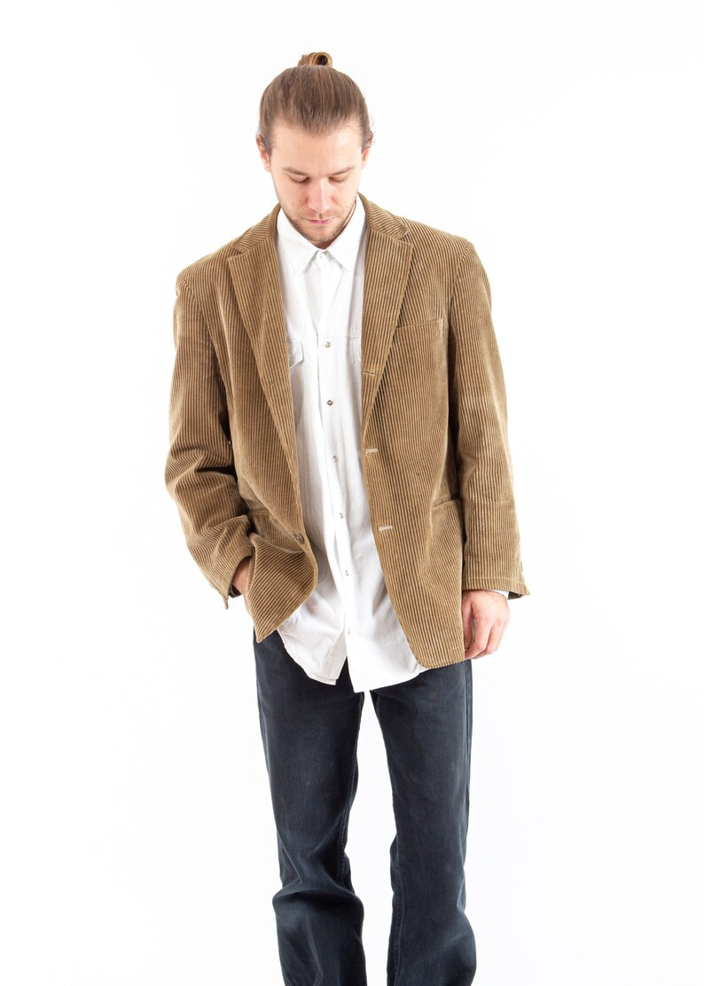 Vintage brown corduroy Blazer / Biaggini / One Size / | Etsy | Etsy (US)