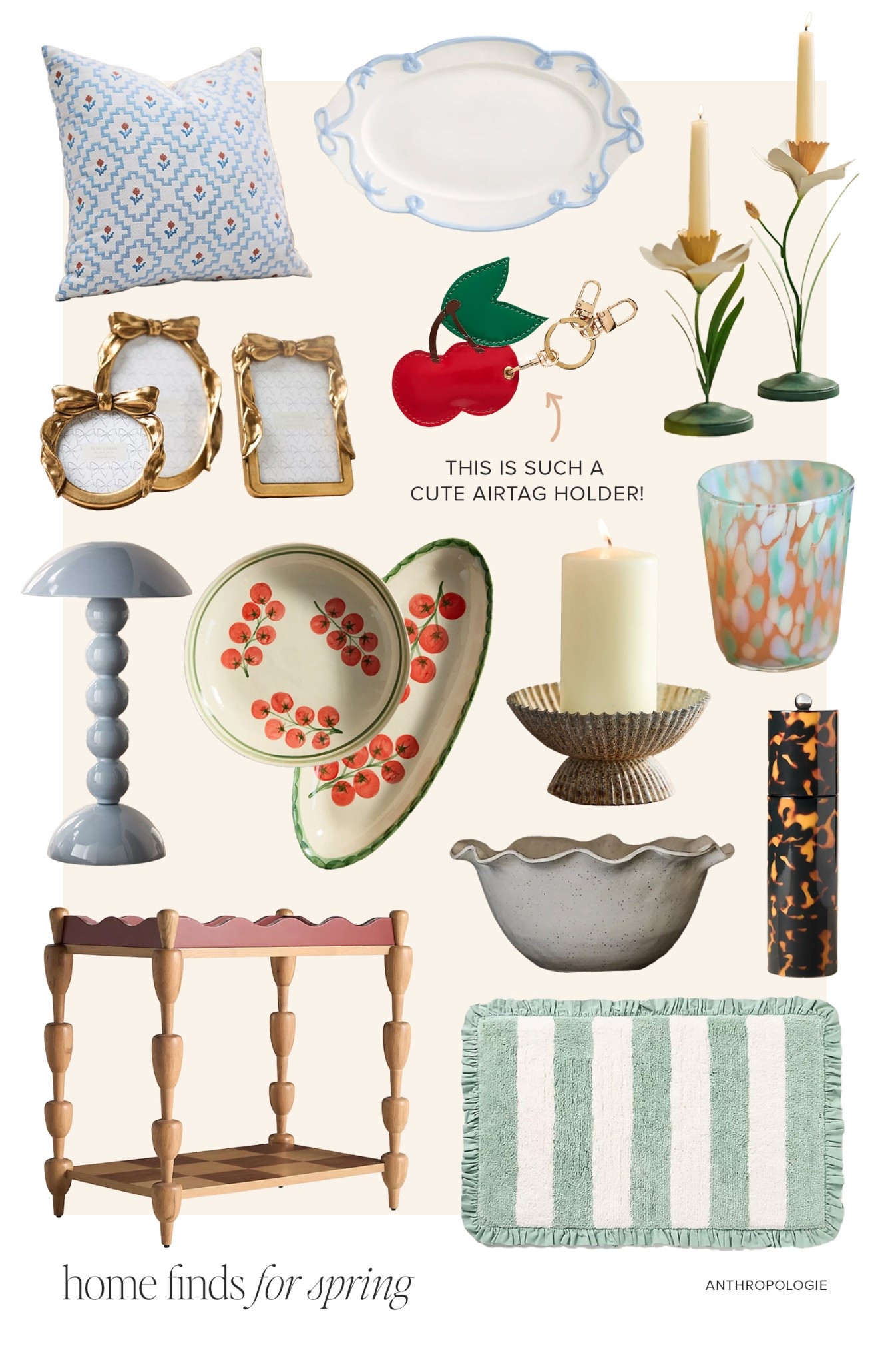 cuuute spring home finds from anthro

#LTKSeasonal #LTKHome