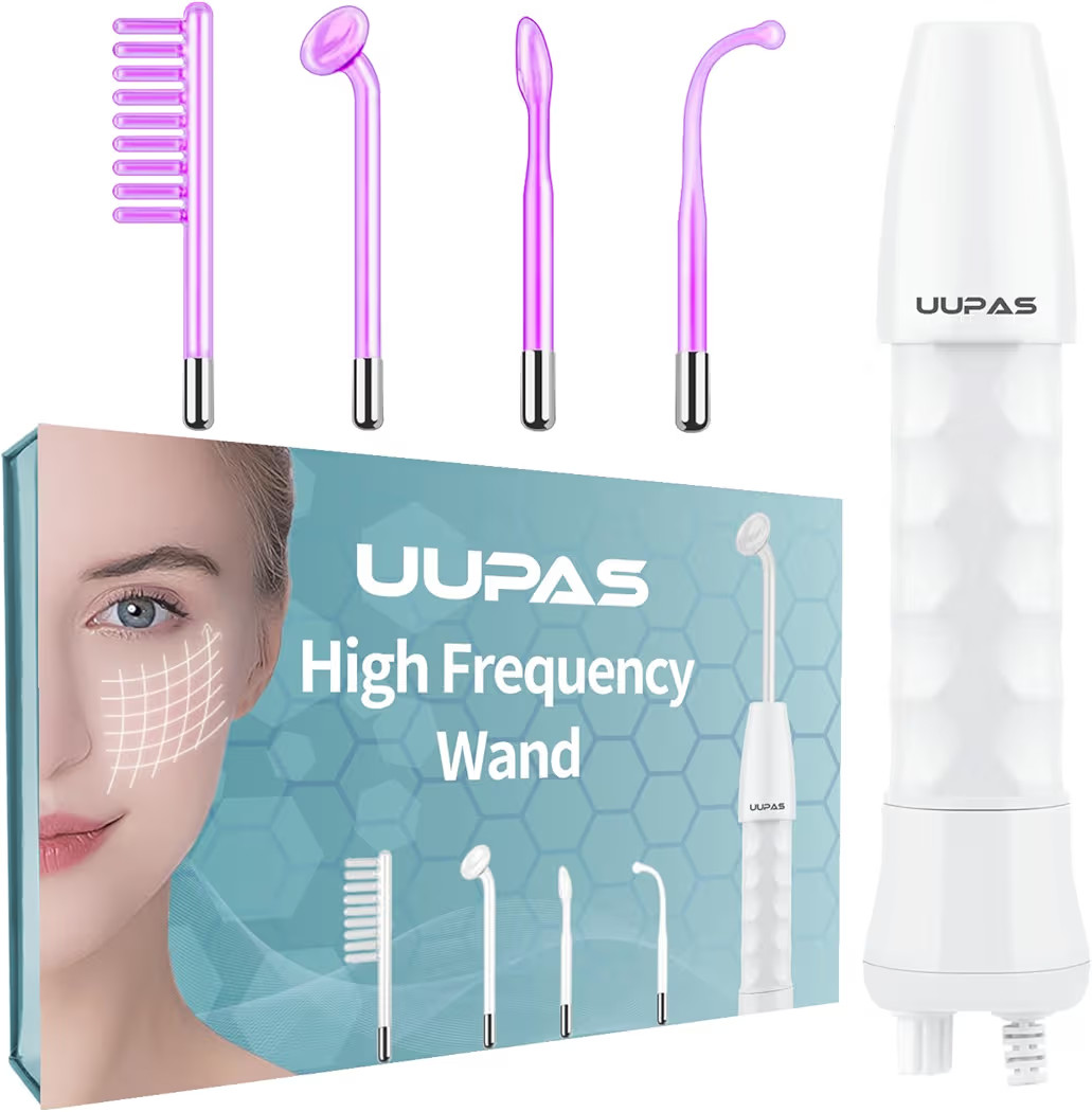 High Frequency Facial Wand-UUPAS Portable Handheld High Frequency Facial Machine Skin Facial Wand... | Amazon (US)