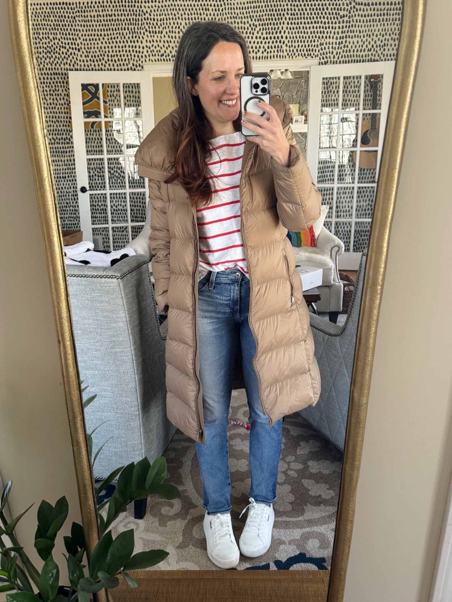 Cold spring day here today 

#LTKSeasonal #LTKover40