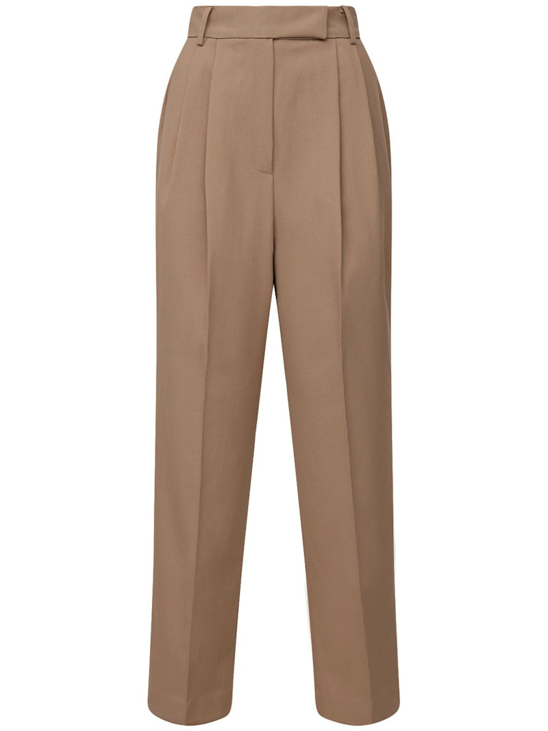 Bea pleated tech twill pants - The Frankie Shop - Women | Luisaviaroma | Luisaviaroma