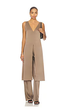 EAVES x Coco Nico Silk Tunic in Mushroom from Revolve.com | Revolve Clothing (Global)
